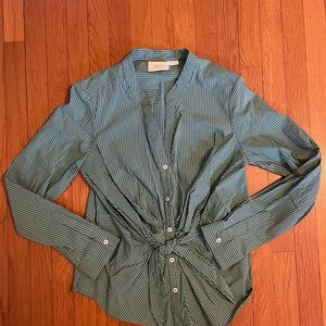 Anthropologie work blouse button down